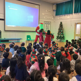 Santa Visits Uplands Infant School!
